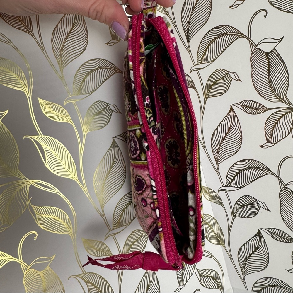 Vera Bradley Pink Floral Women's Wristlet - Picture 11 of 13